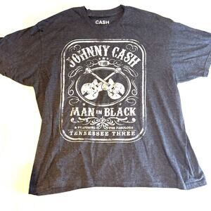 Classic JOHNNY CASH ‘THE MAN IN BLACK’ T-SHIRT! Size XXL